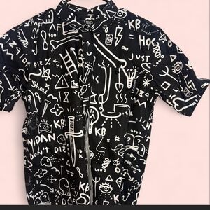 Ken block x trouble Andrew button up shirt